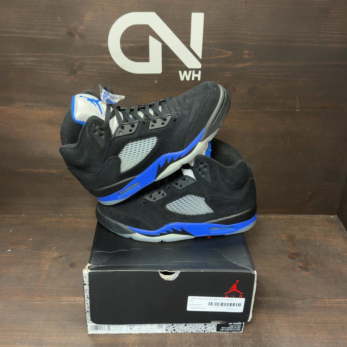 Jordan 5 Retro Racer Blue Size 8.5 (Pre-Owned) - front