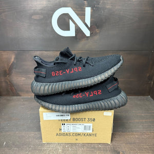 adidas Yeezy Boost 350 V2 Black Red Size 10.5 (Pre-Owned) - front