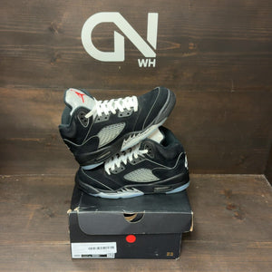 Jordan 5 Retro OG Black Metallic Reimagined (GS) Size 5Y (Pre-Owned) - front