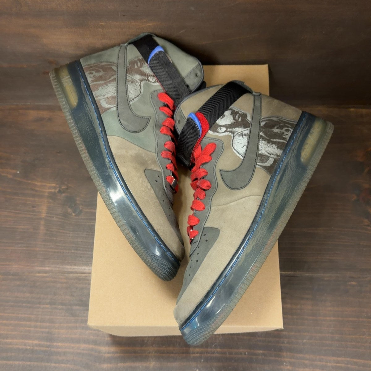 Nike Air Force 1 High Supreme Rasheed Wallace (New Six) Size 10.5 (Pre-Owned) - Image 2