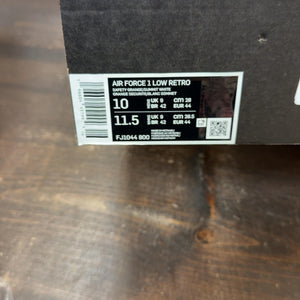 Nike Air Force 1 Low '07 Retro Color of the Month Orange Jewel Size 10 - Image 11