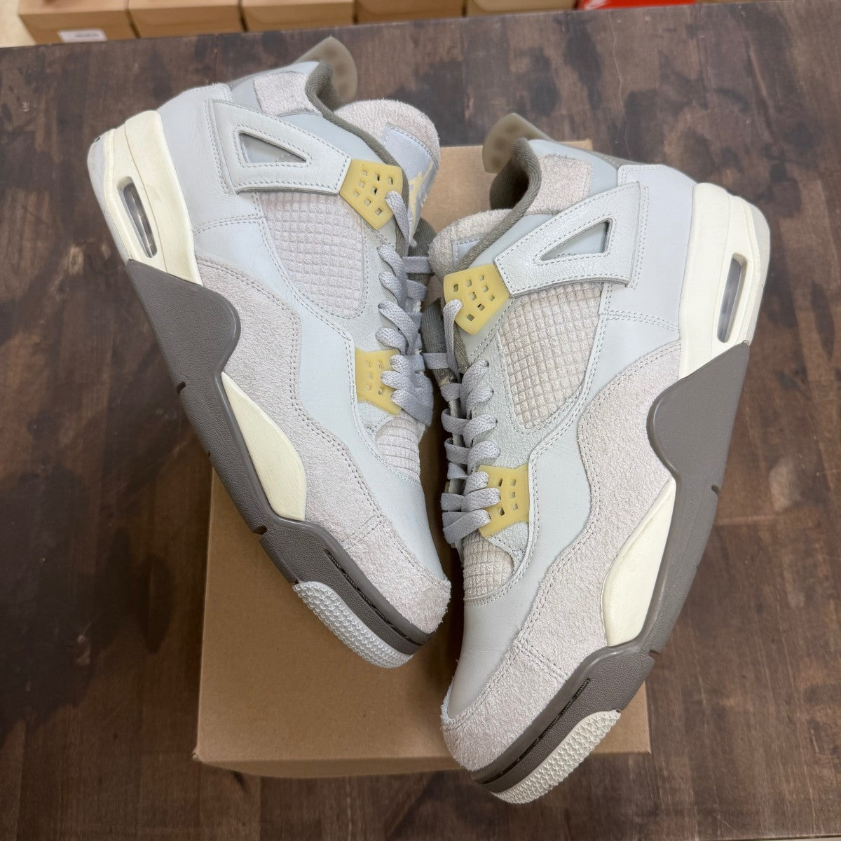 Jordan 4 Retro SE Craft Photon Dust Size 13 (Pre-Owned) - Image 1
