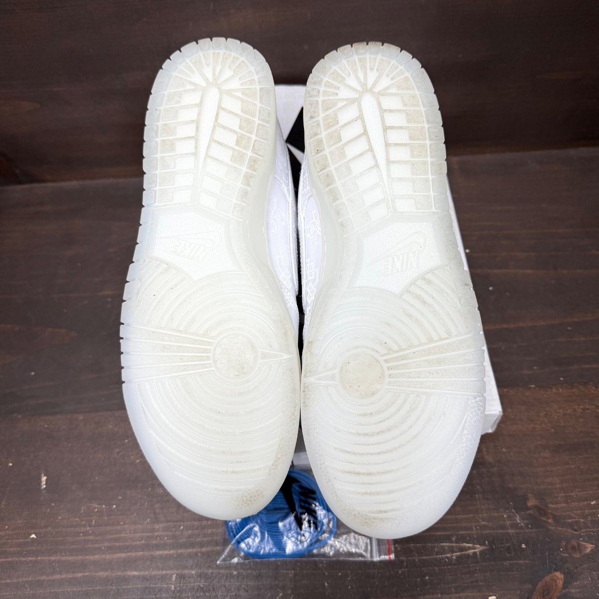 Nike Dunk Low CLOT Fragment White Size 10 (Pre-Owned) - box