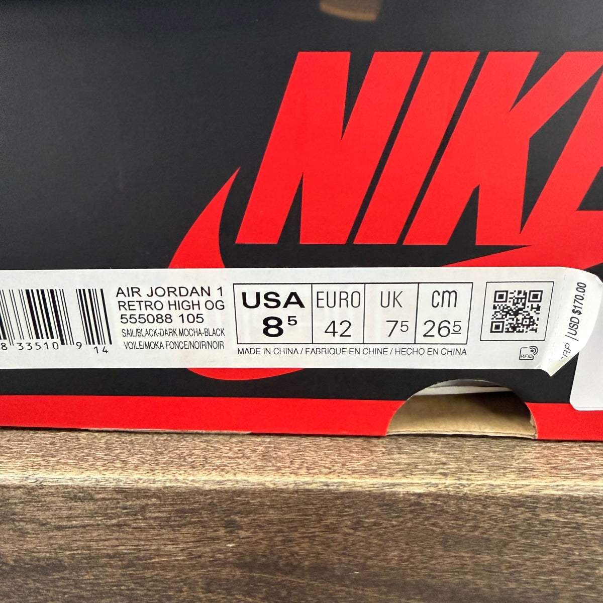 Jordan 1 Retro High Dark Mocha - Image 7
