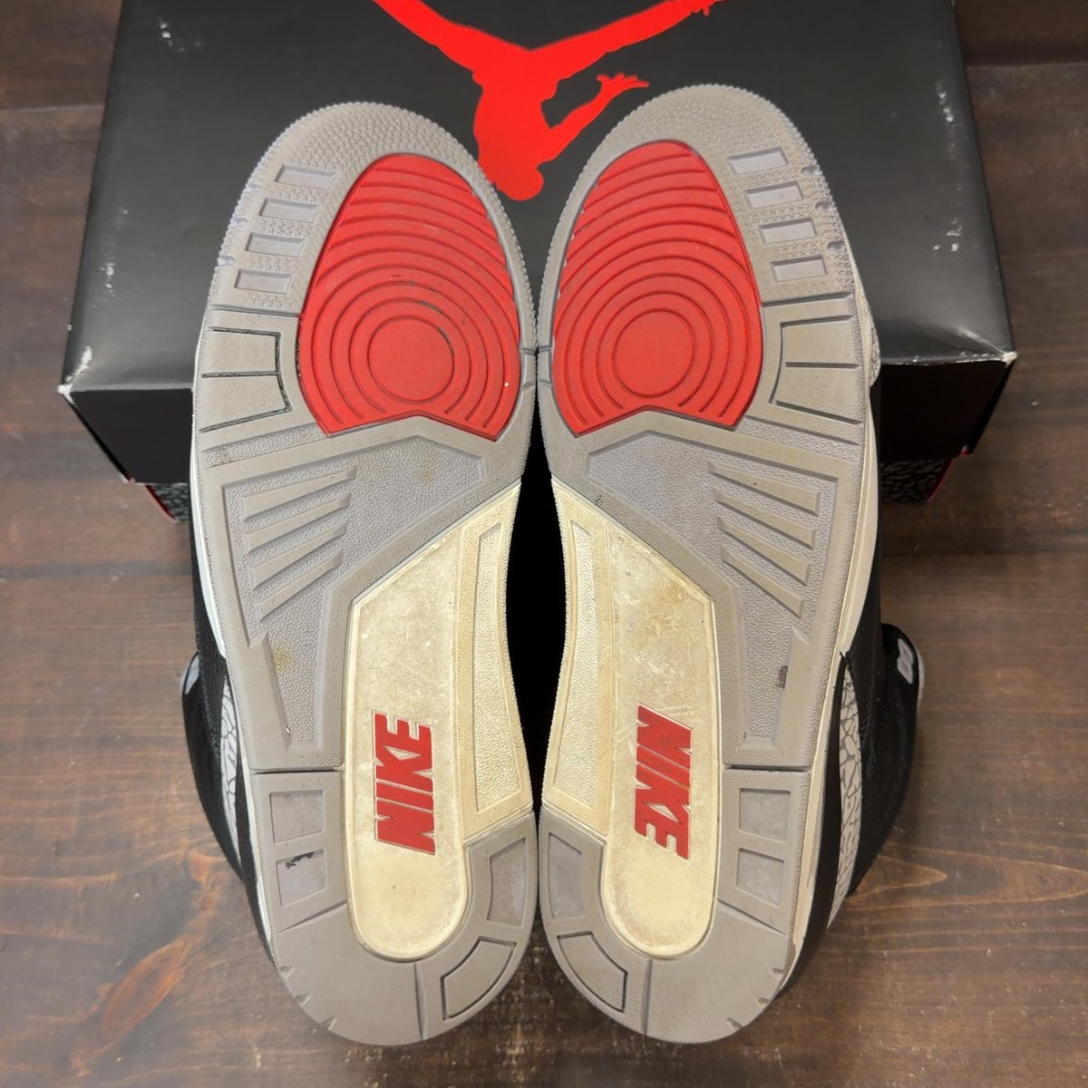 Jordan 3 Retro OG Black Cement (2024) Size 11.5 (Pre-Owned) - aux