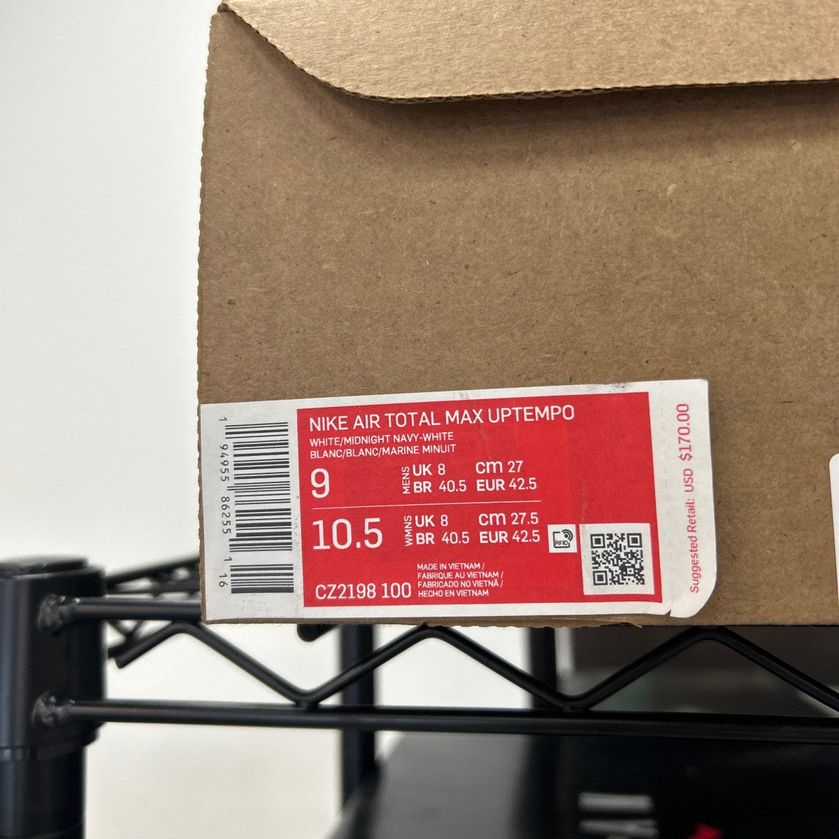 Nike Air Total Max Uptempo Midnight Navy - Image 6