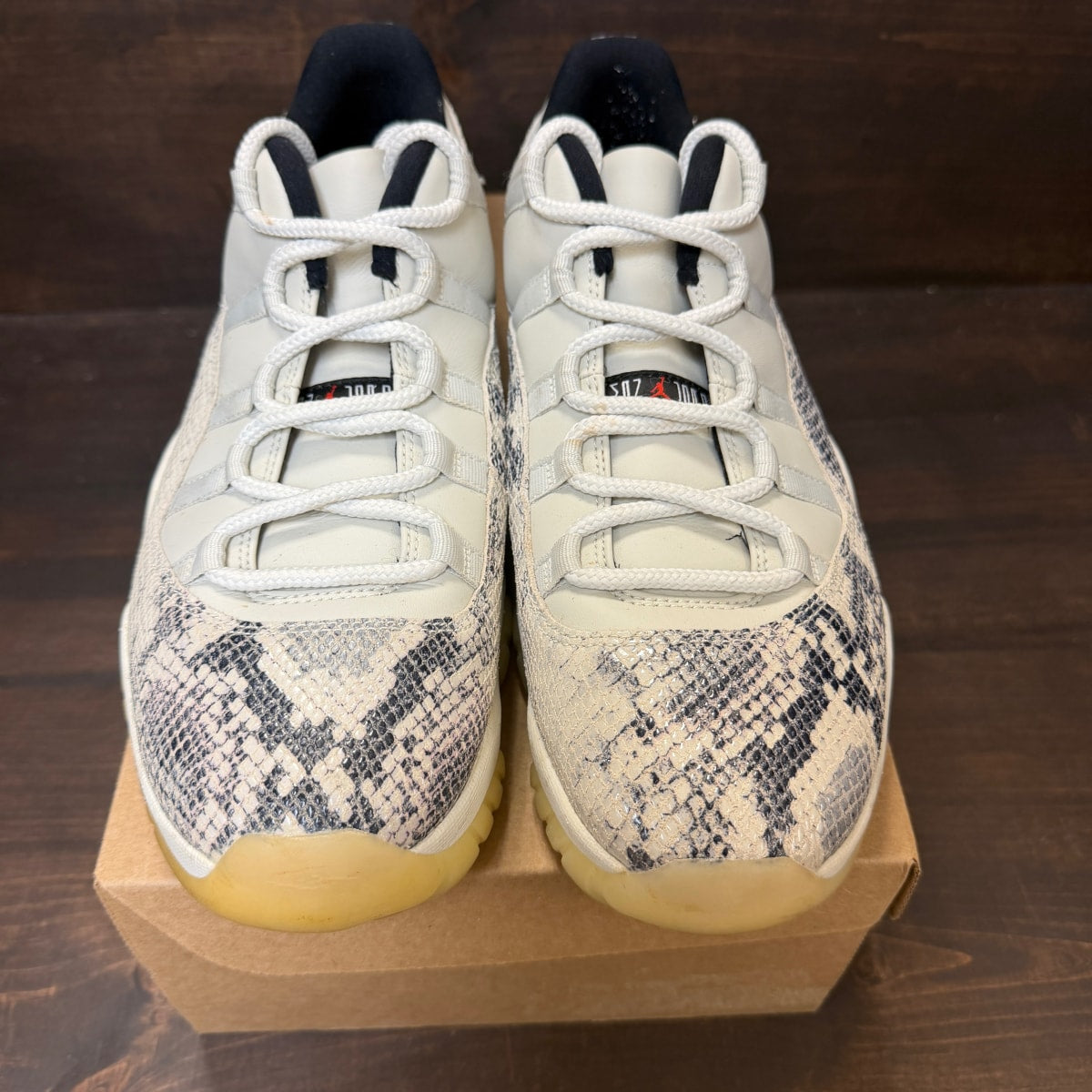 Jordan 11 Retro Low Snake Light Bone Size 11 (Pre-Owned) - Image 3