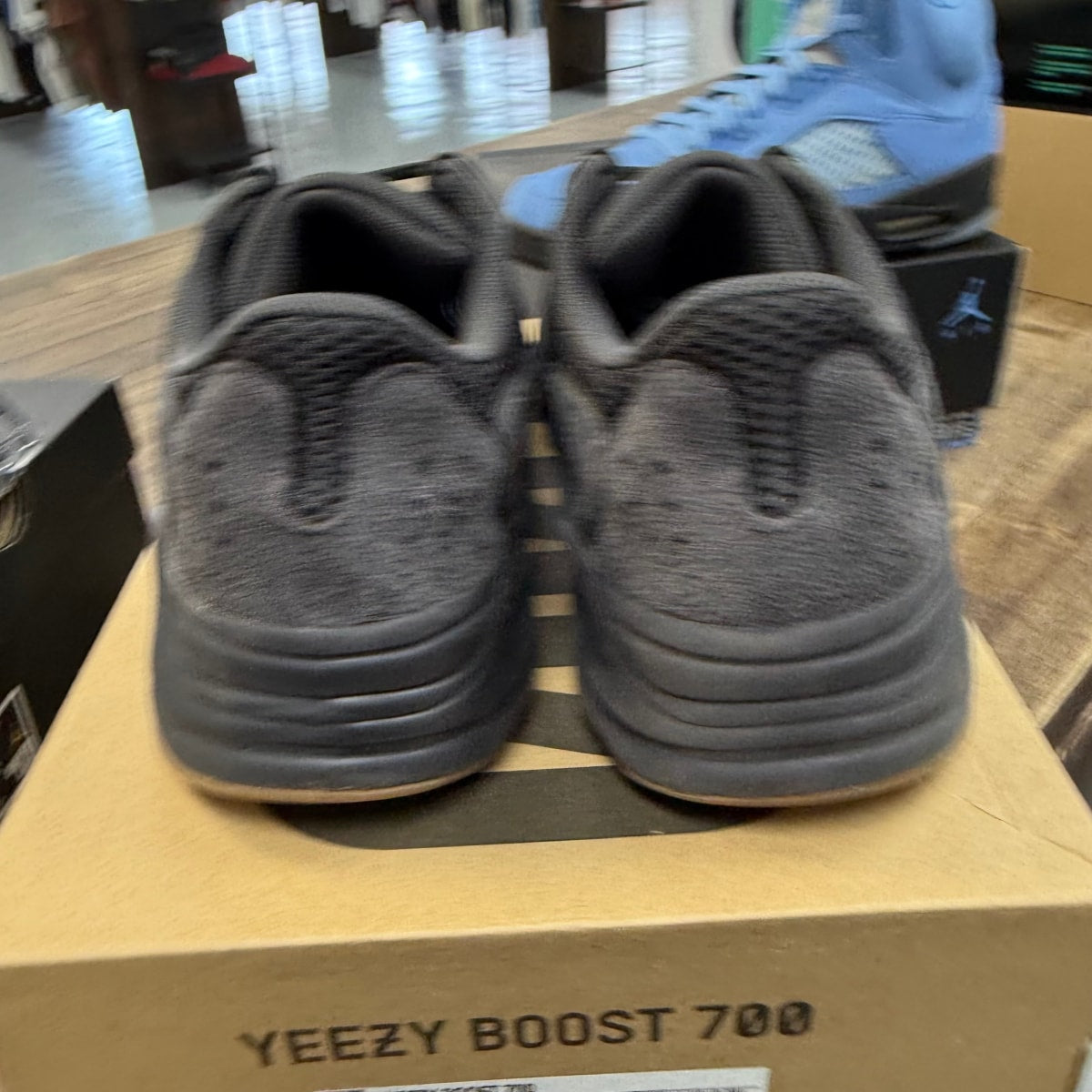 adidas Yeezy Boost 700 Utility Black Size 9.5 (Lightly Worn Pre-Owned)