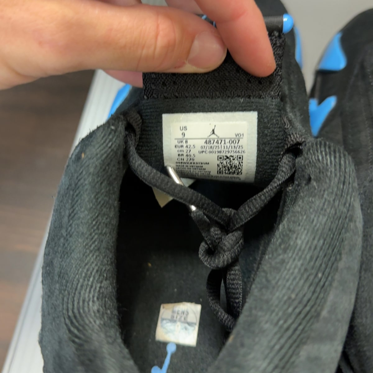 Jordan 14 Retro Black University Blue (2026) - Image 7