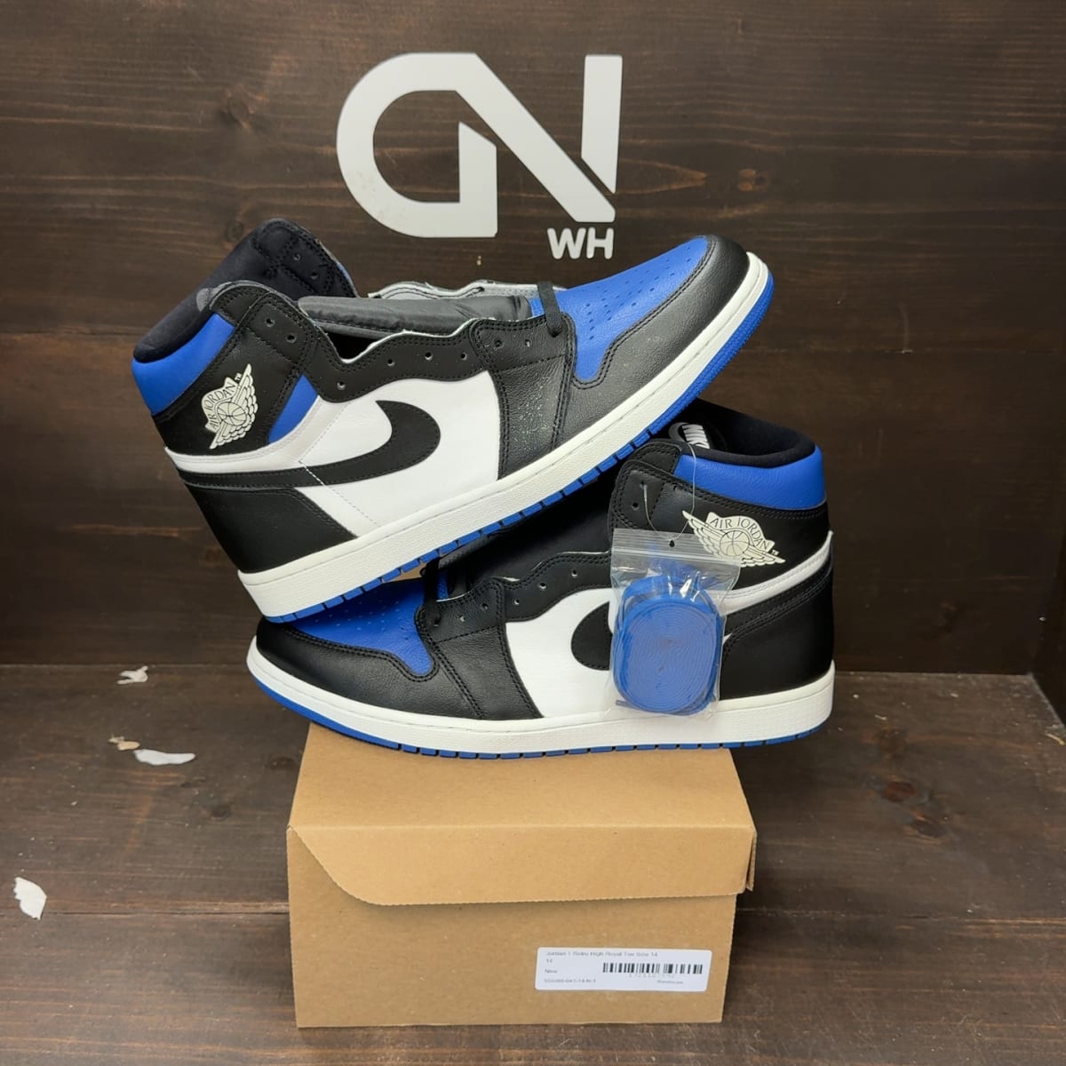 Jordan 1 Retro High Royal Toe Size 14 - front