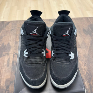 Jordan 4 Retro Black Canvas (GS) - Image 2