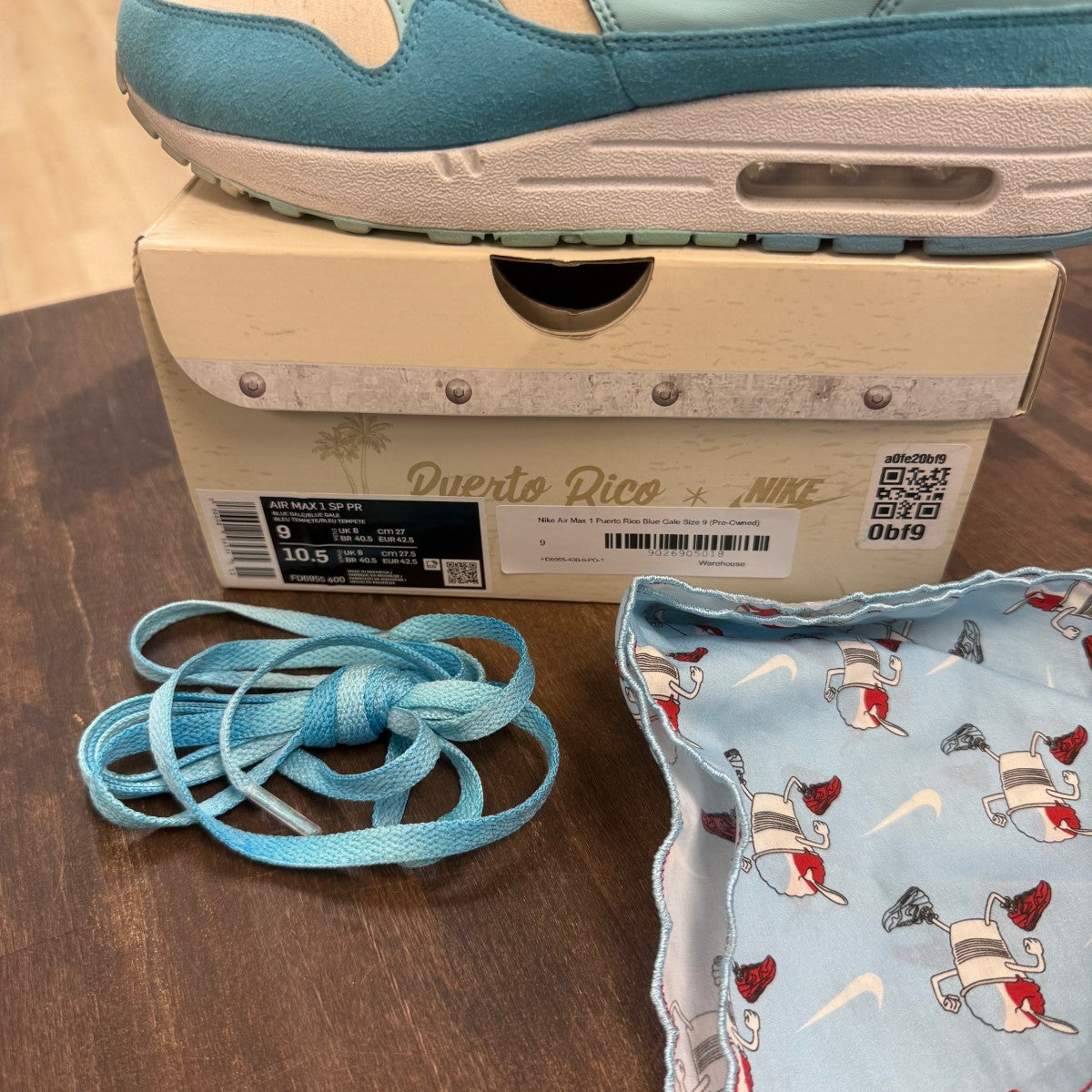 Nike Air Max 1 Puerto Rico Blue Gale - Image 4