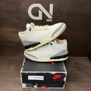 Jordan 3 Retro White Cement Reimagined Size 11 (Pre-Owned) - front