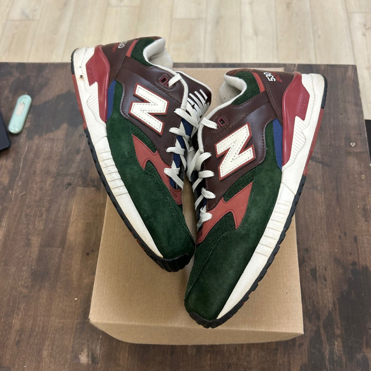 New Balance 530 90s Running Woods Green Size 12 (Pre-Owned) - Image 1