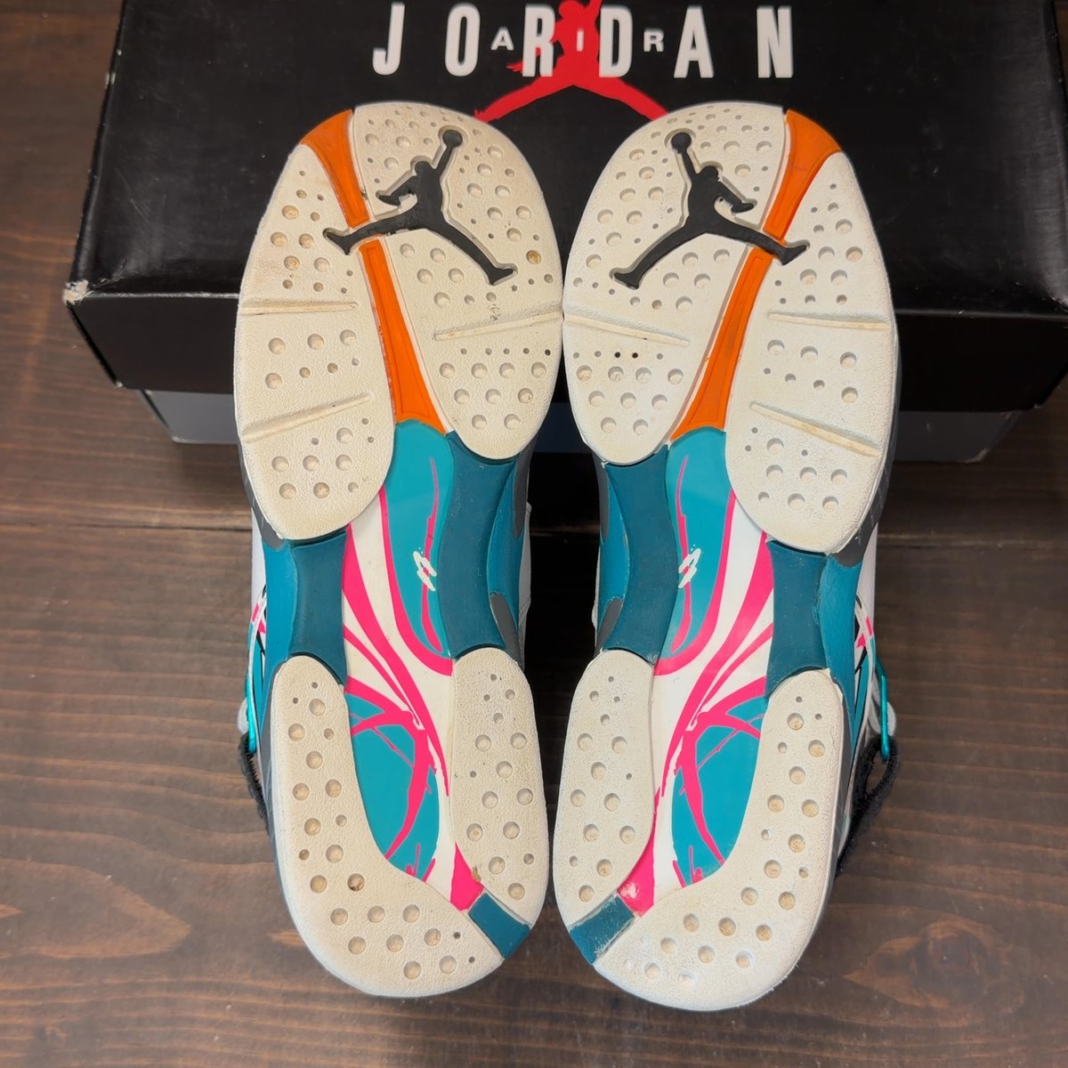 Jordan 8 Retro South Beach (GS) Size 7Y (Pre-Owned) - aux
