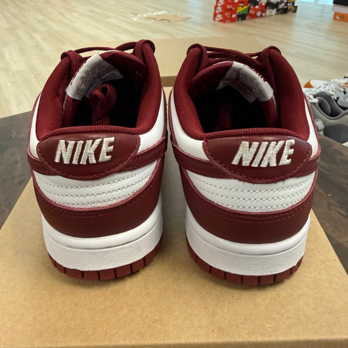 Nike Dunk Low Team Red Size 8.5 (Pre-Owned) - Image 4
