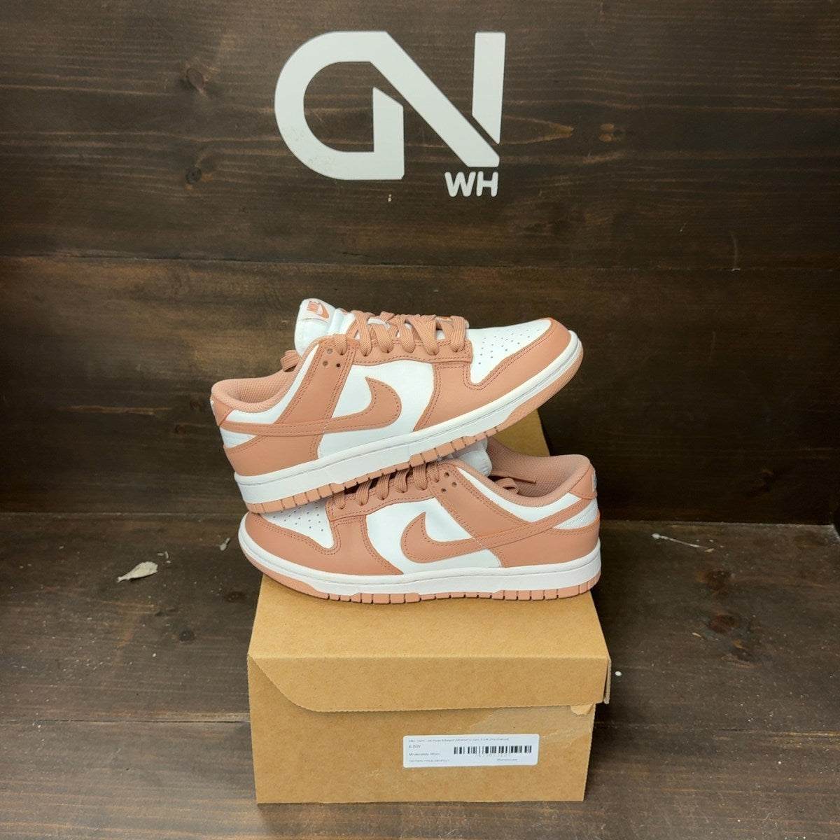 Nike Dunk Low Rose Whisper (Women's) Size 6.5W (Pre-Owned) - Image 1