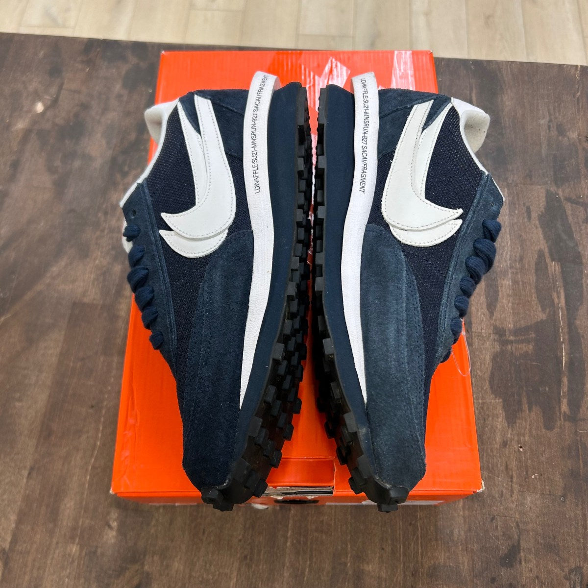 Nike LD Waffle SF sacai Fragment Blue Void - Image 3