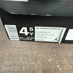 Jordan 6 Retro Infrared White (2014) (GS) - Image 8