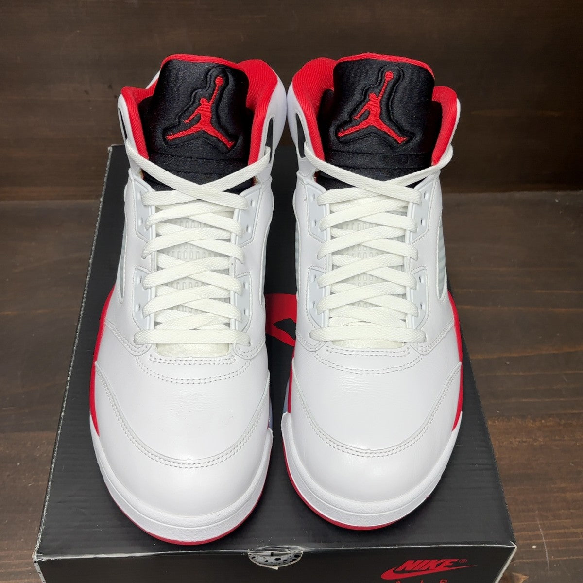 Jordan 5 Retro Fire Red Black Tongue (2025) - Image 3