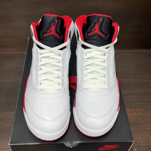 Jordan 5 Retro Fire Red Black Tongue (2025) - Image 3