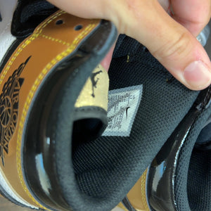 Jordan 1 Retro High Golf Patent Gold Toe Size 12 - Image 7