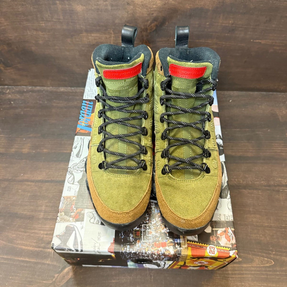 Jordan 9 Retro Boot NRG Military Brown - Image 3