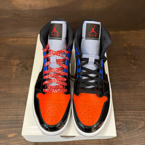 Jordan 1 Mid Multi Patent (Women's) Size 12W (Pre-Owned) - Image 3