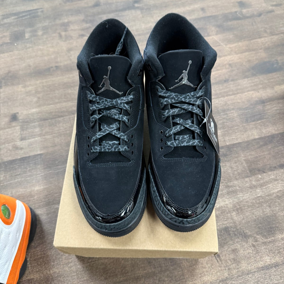 Jordan 3 Retro Black Cat (2025) Size 11 (Pre-Owned) - Image 2