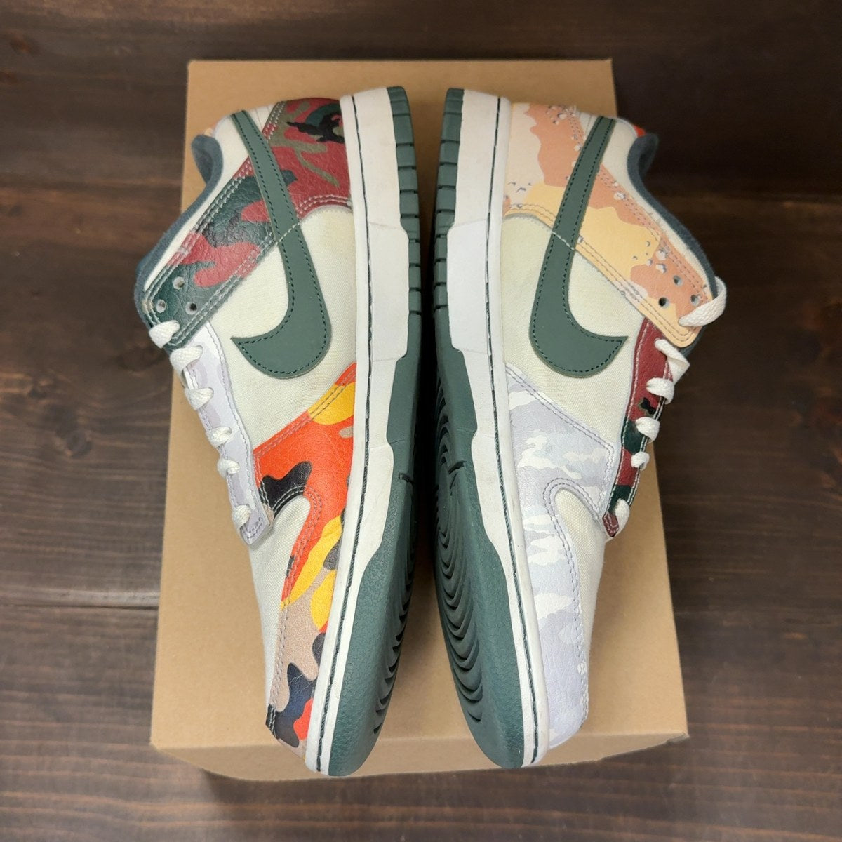 Nike Dunk Low SE Sail Multi-Camo Size 10.5 (Pre-Owned) - Image 4