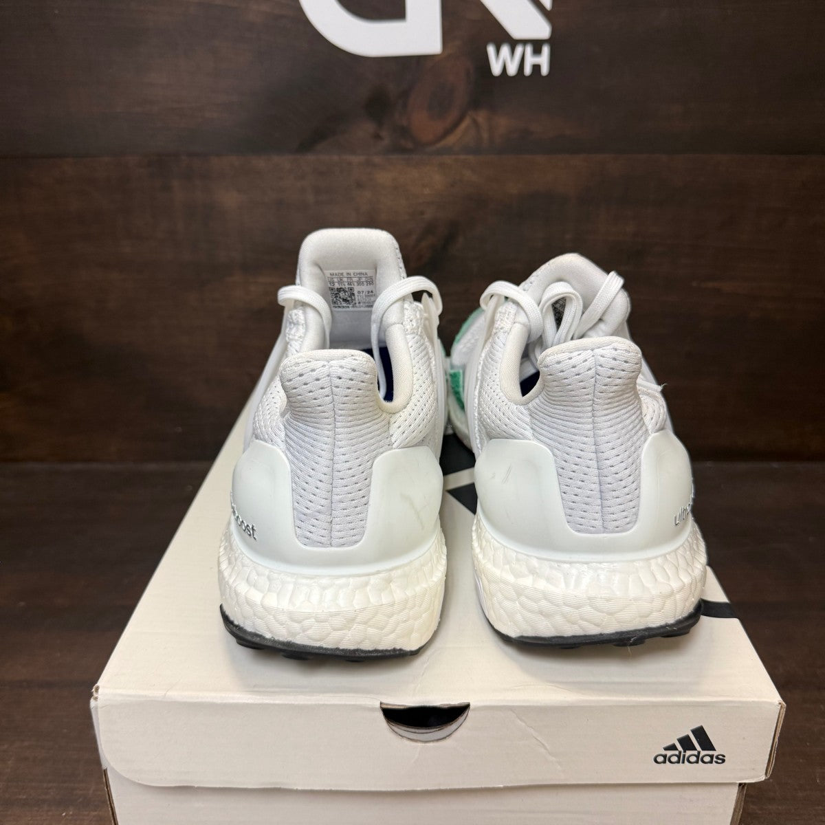 adidas Ultra Boost 1.0 DNA Cloud White Green - Image 5