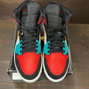 Jordan 1 Mid Bred Multi-Color Size 12 (Pre-Owned) - tag