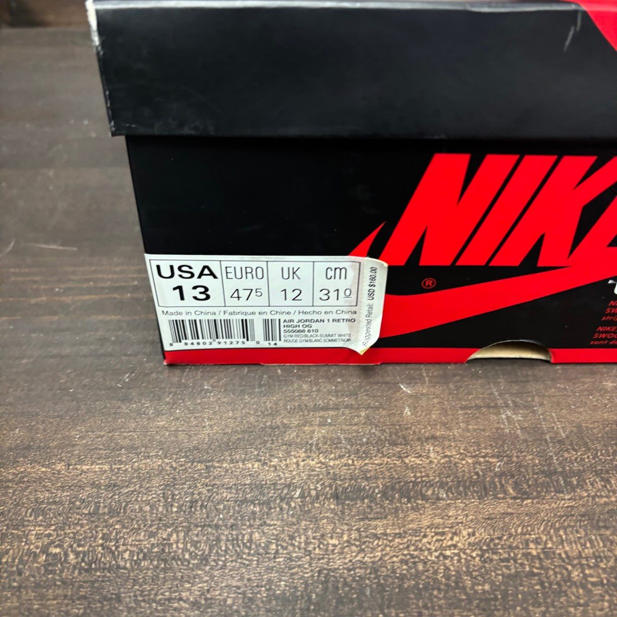 Jordan 1 Retro High Bred Toe - Image 9