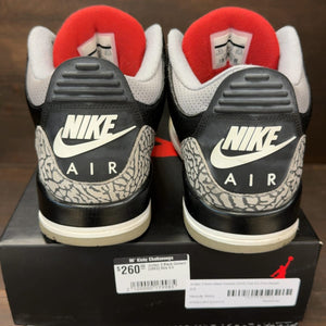Jordan 3 Retro Black Cement (2018) Size 9.5 (Pre-Owned) - aux