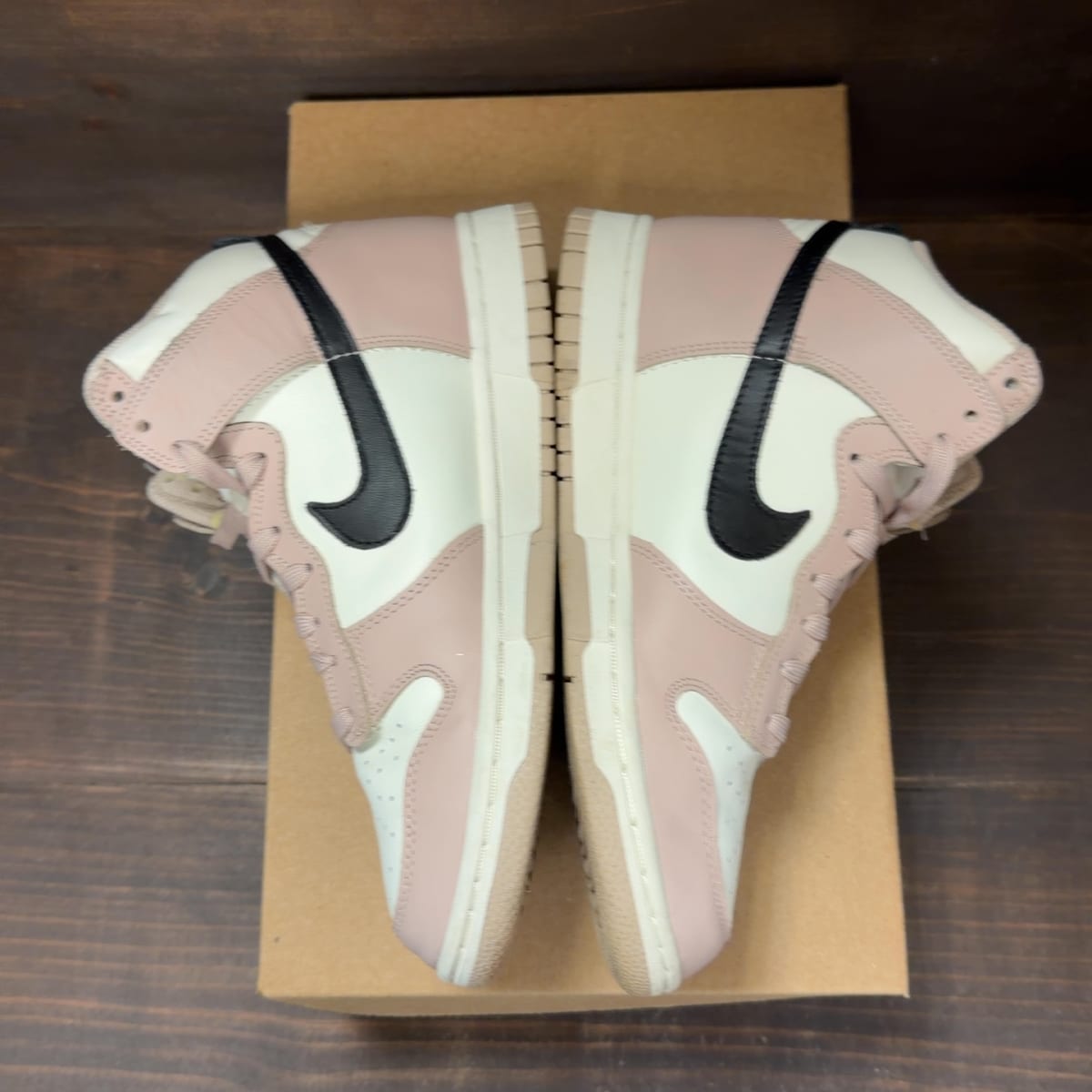 Nike Dunk High Fossil Stone (Women's) Size 8.5W (Pre-Owned) - aux