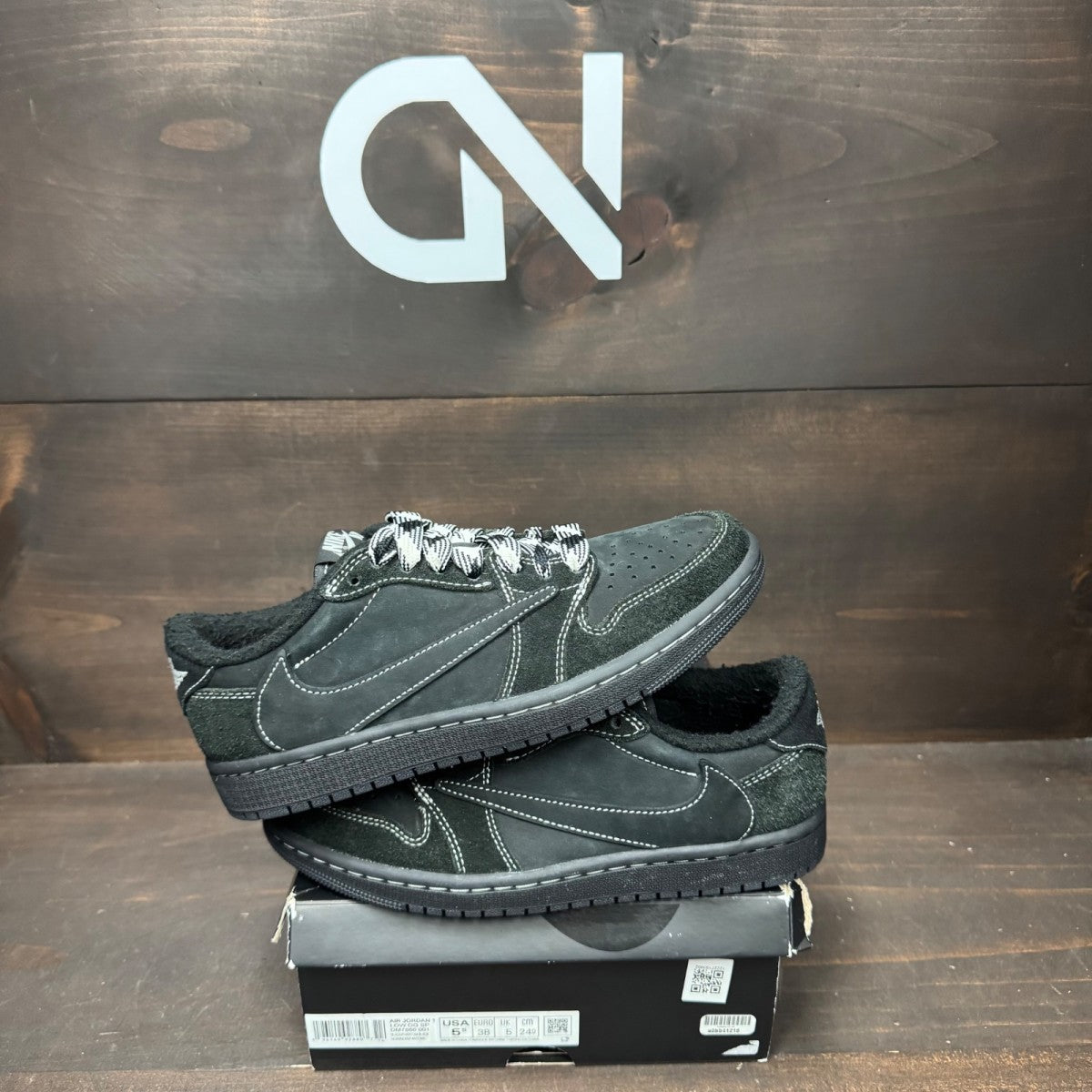 Jordan 1 Retro Low OG SP Travis Scott Black Phantom - Image 1
