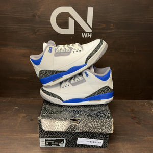 Jordan 3 Retro Racer Blue Size 9 (Pre-Owned) - front