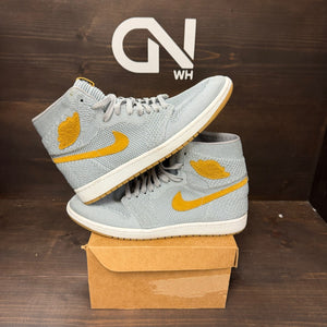 Jordan 1 Retro High Flyknit Wolf Grey Size 11 (Pre-Owned) - Image 1