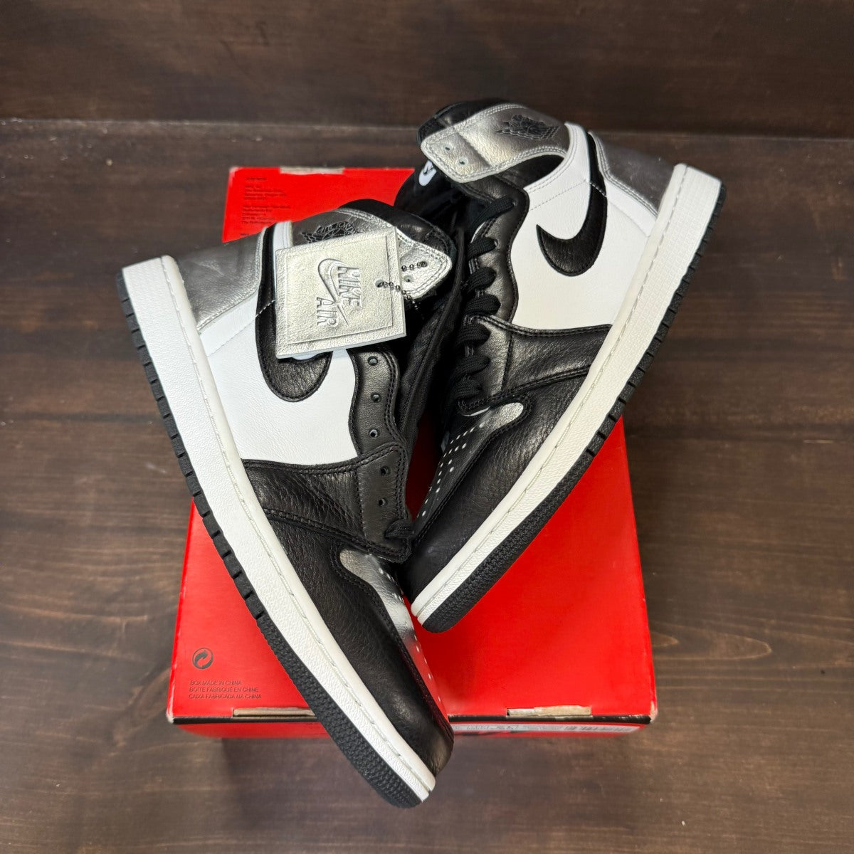 Jordan 1 Retro High Silver Toe (Women's) - Image 2