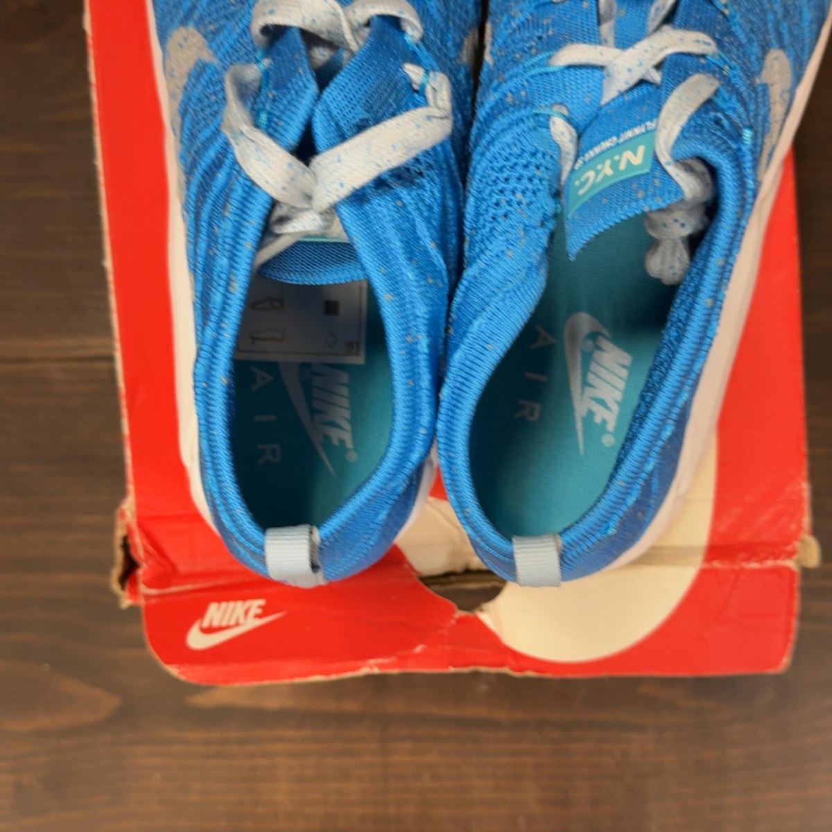 Nike Lunarmax Flyknit Chukka NYC Blue Glow Size 11.5 - Image 6