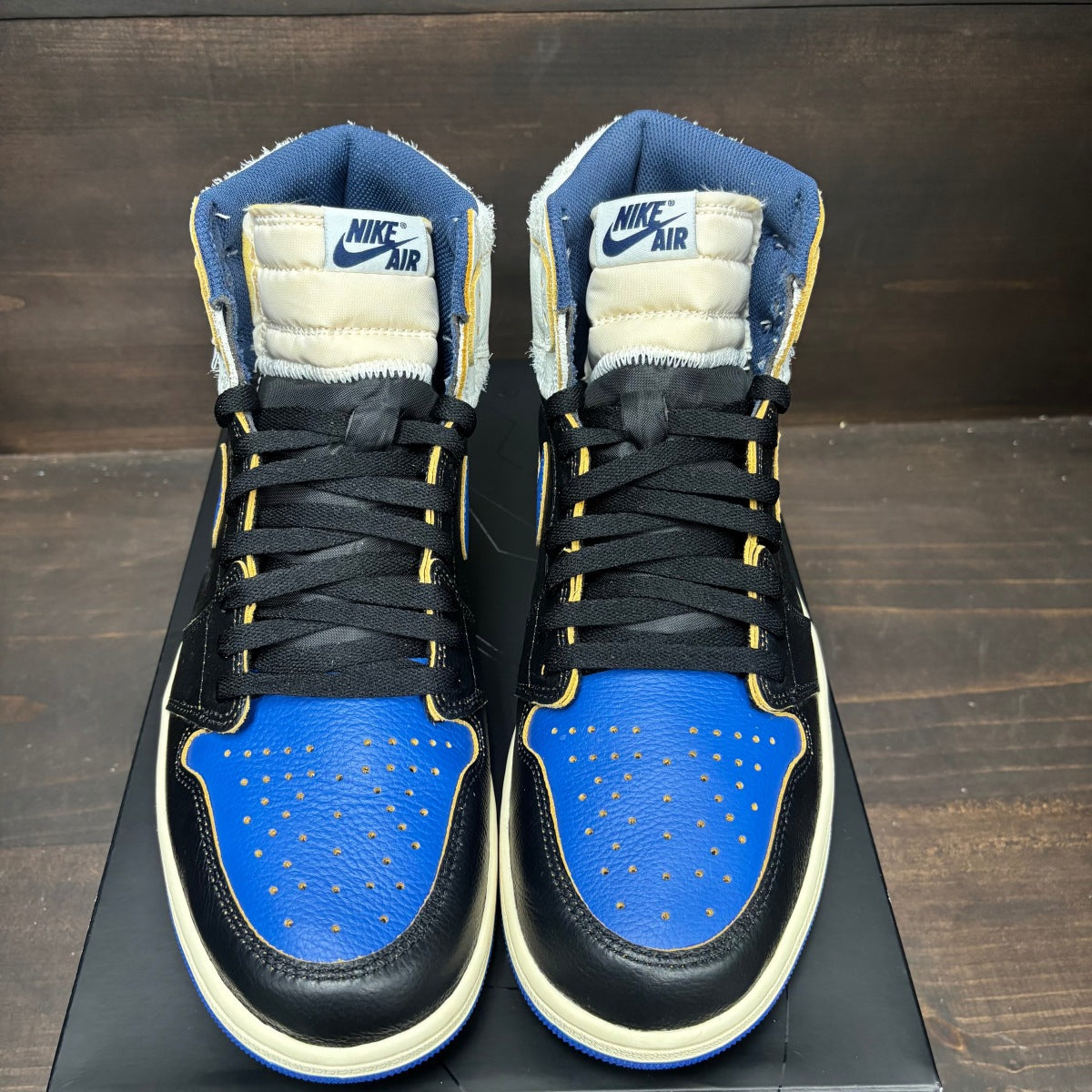 Jordan 1 Retro High OG SP Fragment x Union LA Sport Royal - Image 3