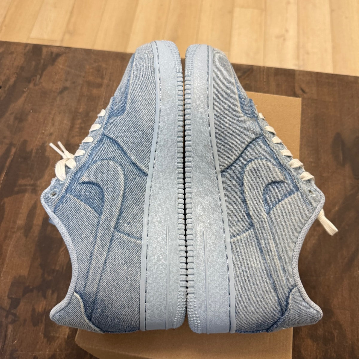 Nike Air Force 1 Low Ja Morant Denim Light Armory Blue Size 12 (Pre-Owned) - Image 5