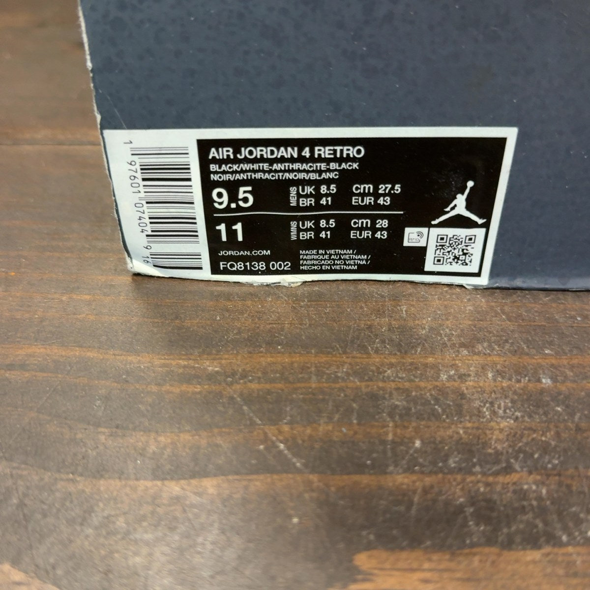 Jordan 4 Retro Fear (2024) - Image 8