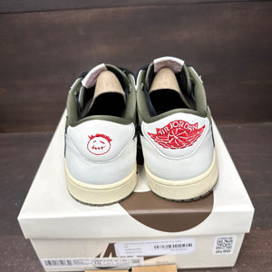 Jordan 1 Retro Low OG SP Travis Scott Medium Olive Size 10 (Pre-Owned) - sole