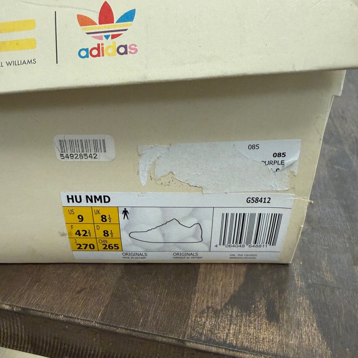 adidas NMD Hu Pharrell Extra Eye Grey - Image 6