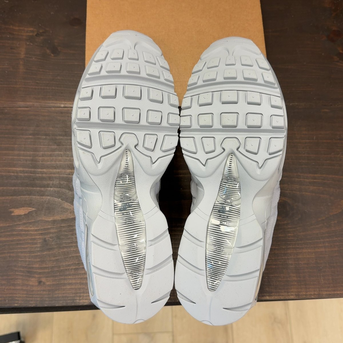 Nike Air Max 95 OG Big Bubble Wolf Grey Size 11.5 - aux