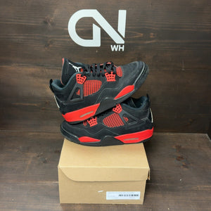 Jordan 4 Retro Red Thunder Size 7.5 (Pre-Owned) - Image 1
