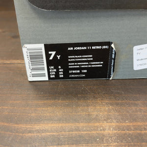 Jordan 11 Retro Concord (2018) (GS) Size 7Y (Pre-Owned) - aux
