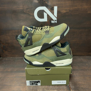Jordan 4 Retro SE Craft Medium Olive Size 11.5 (Pre-Owned) - front