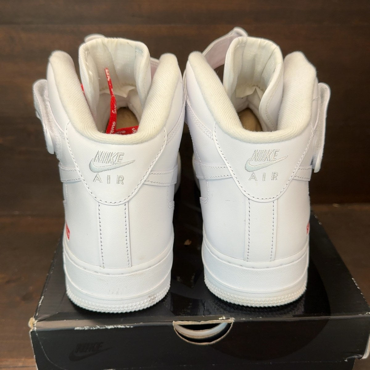 Nike Air Force 1 Mid Supreme White - Image 5